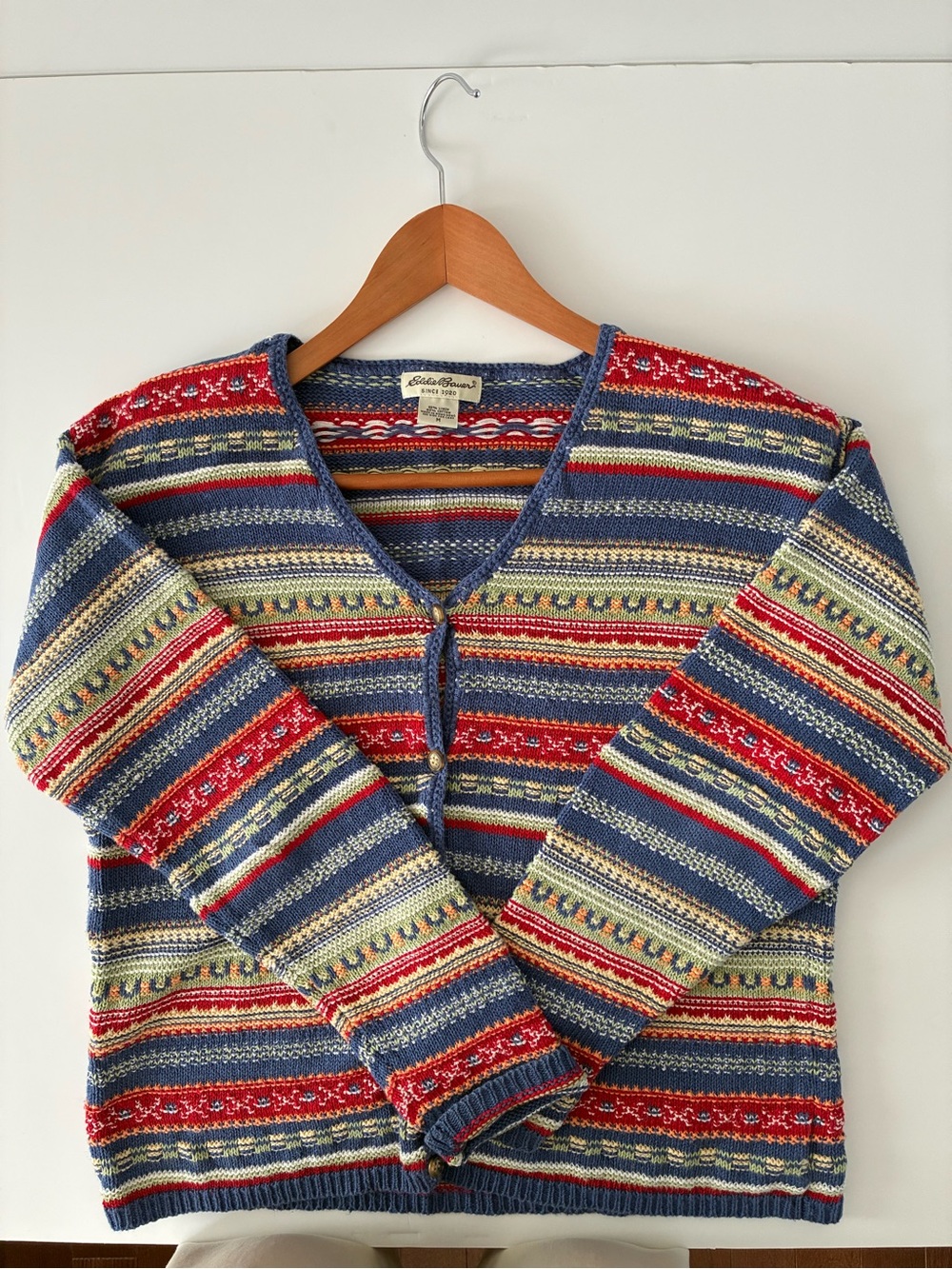 Eddie Bauer Boho Cardigan Size Medium